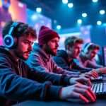 forsen partners with drututt, pobelter, jackspektra, and veigar v2 to compete in the nlc arena, bringing top-tier esports action and teamwork.