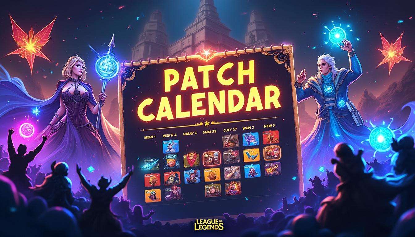 stay updated with the league of legends patch calendar, featuring all key update releases and patch notes for lol to optimize your gameplay and strategy.